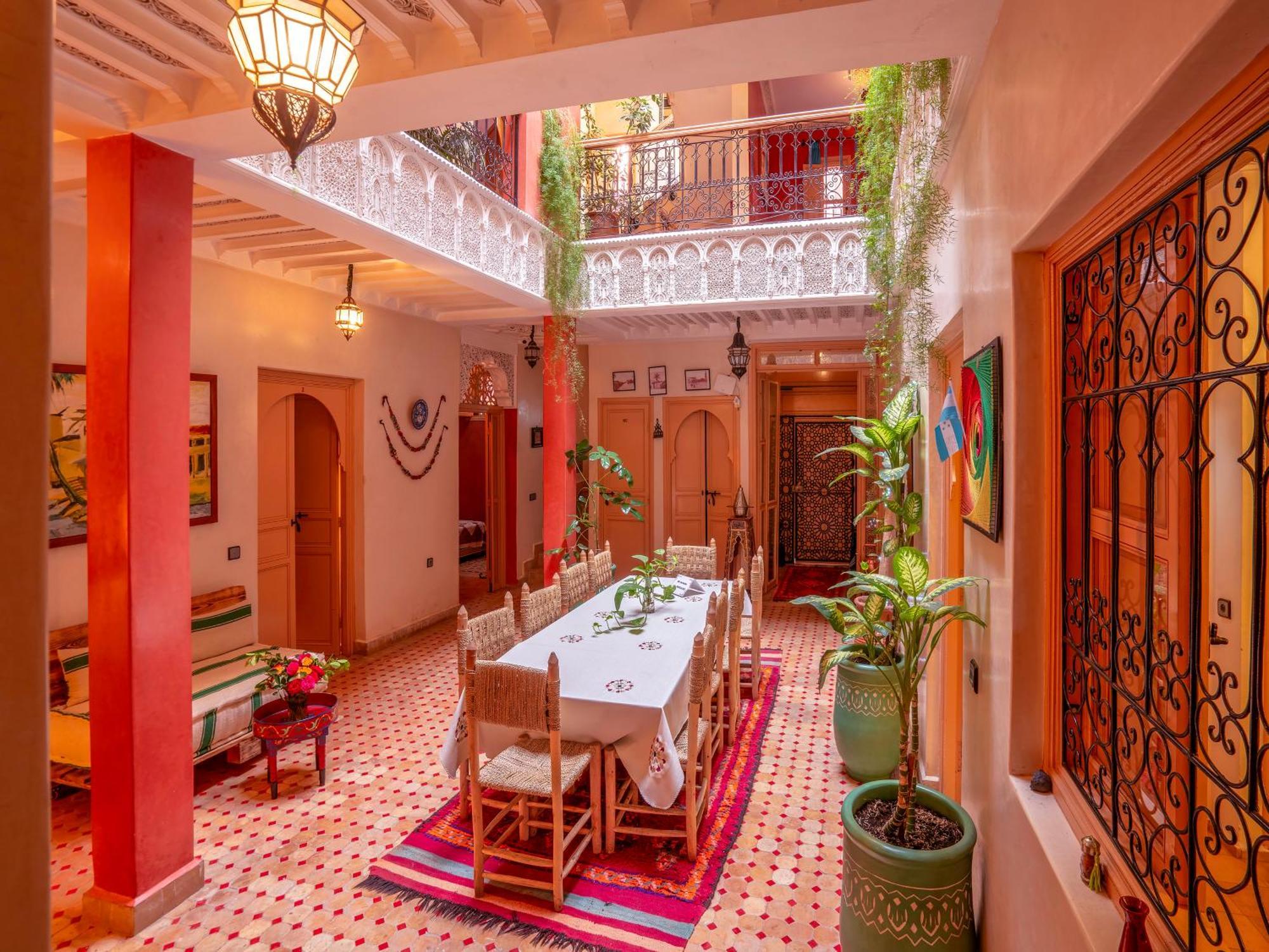 Riad Dar Ennakhla Marrakesch Exterior foto