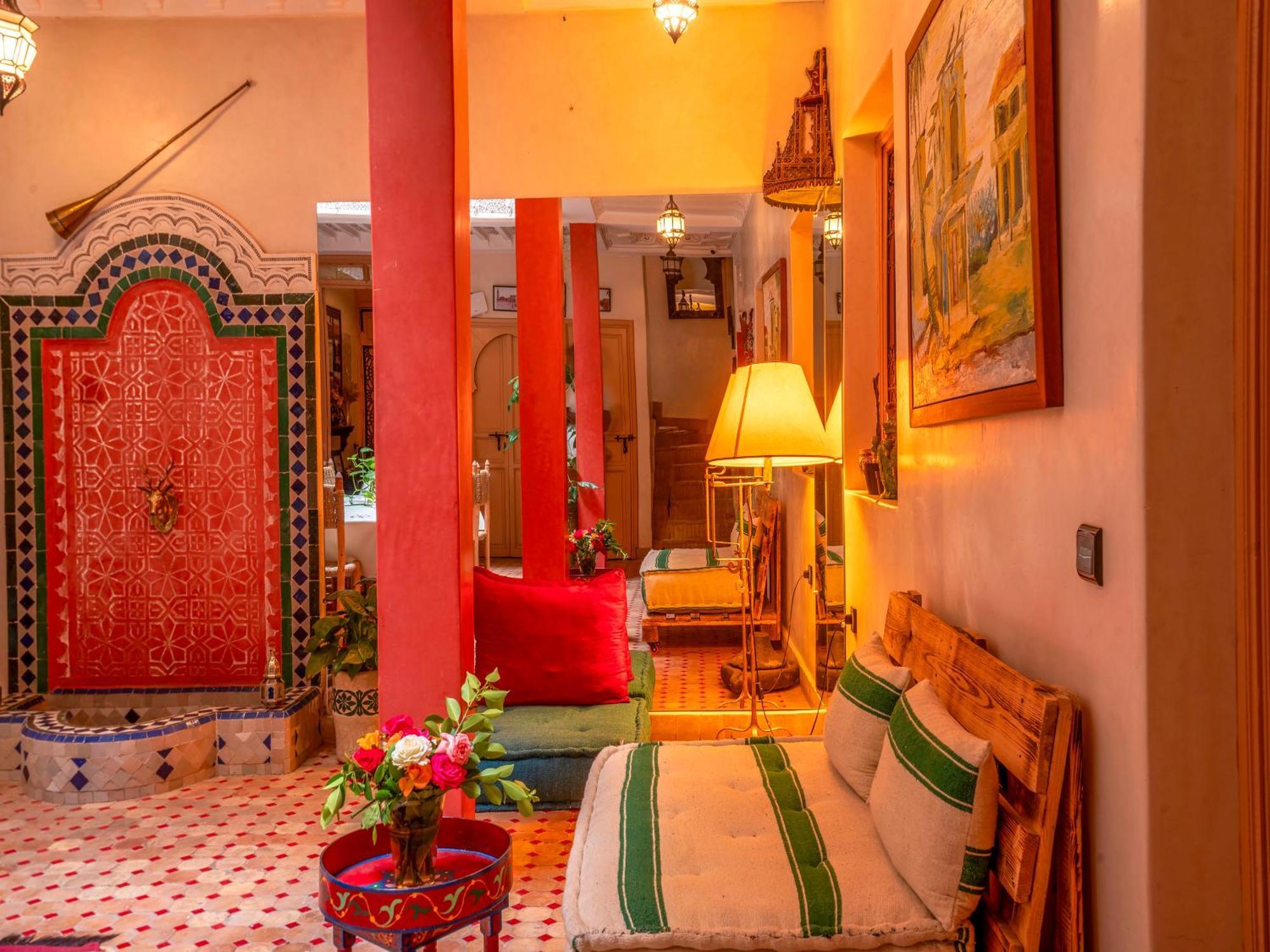 Riad Dar Ennakhla Marrakesch Exterior foto