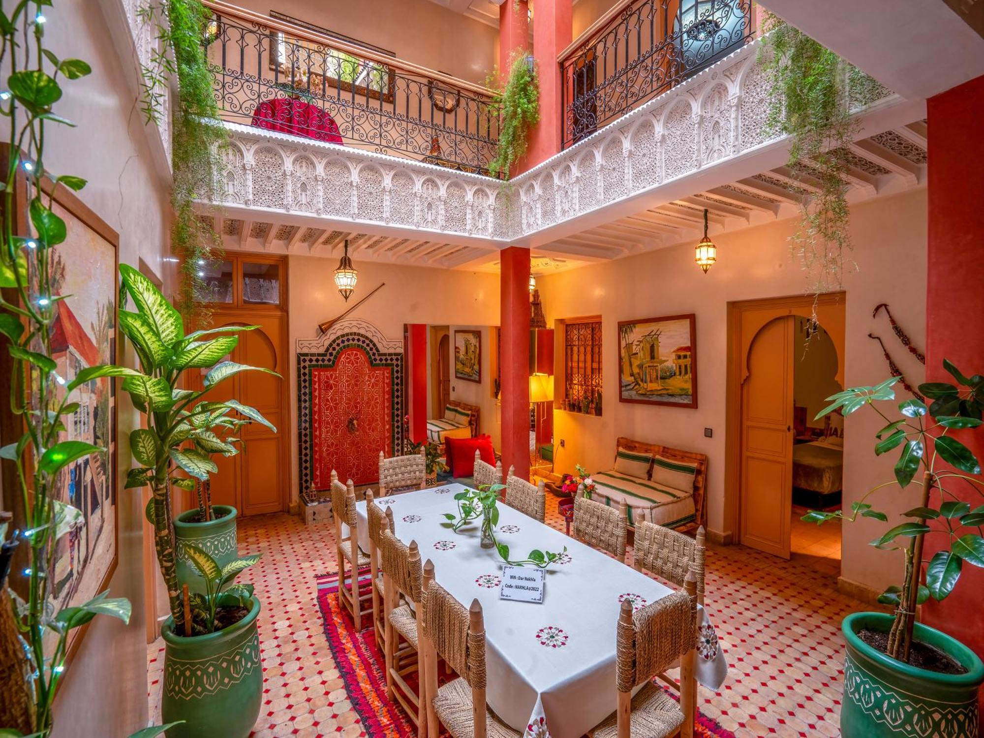 Riad Dar Ennakhla Marrakesch Exterior foto