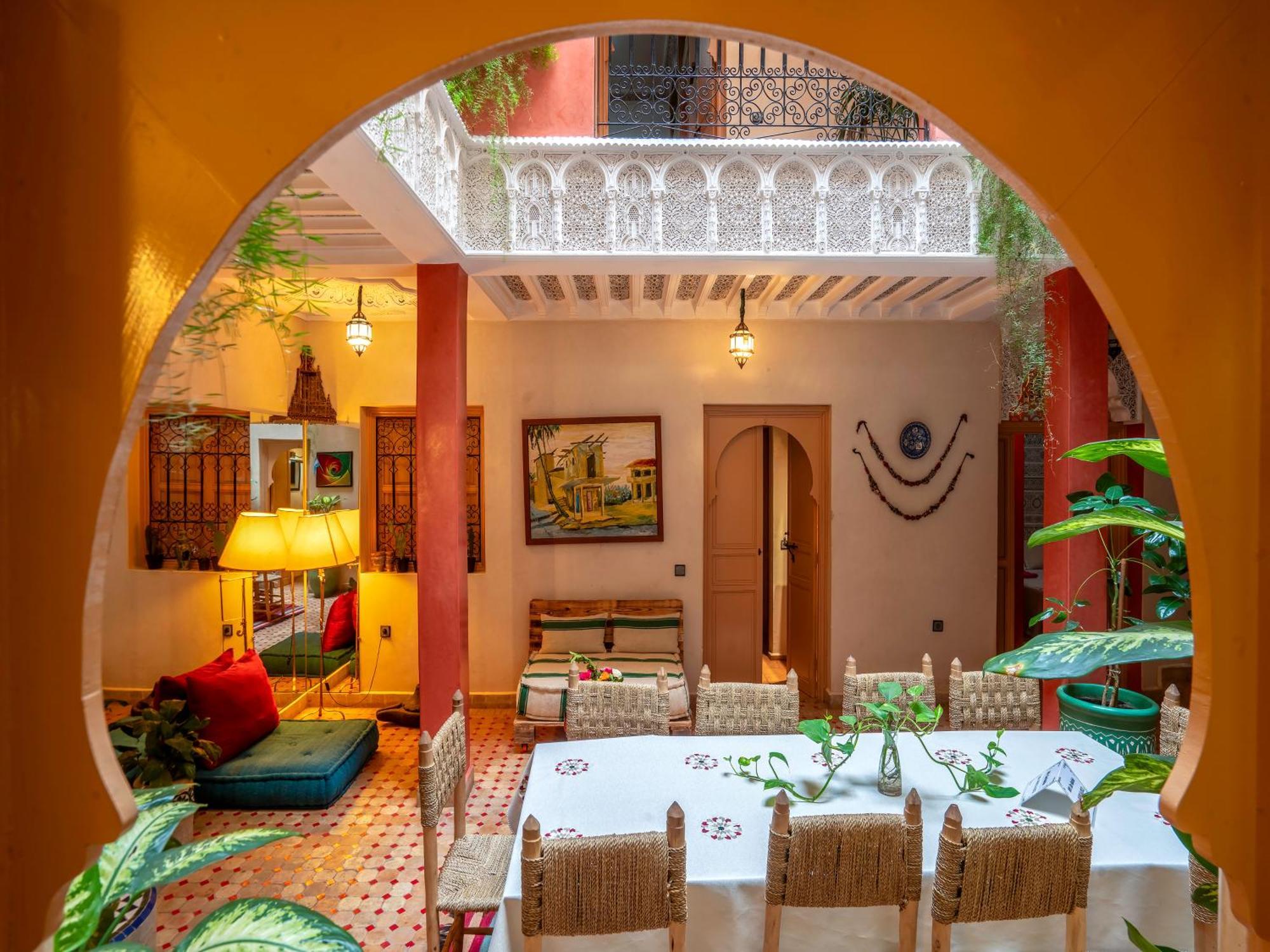 Riad Dar Ennakhla Marrakesch Exterior foto
